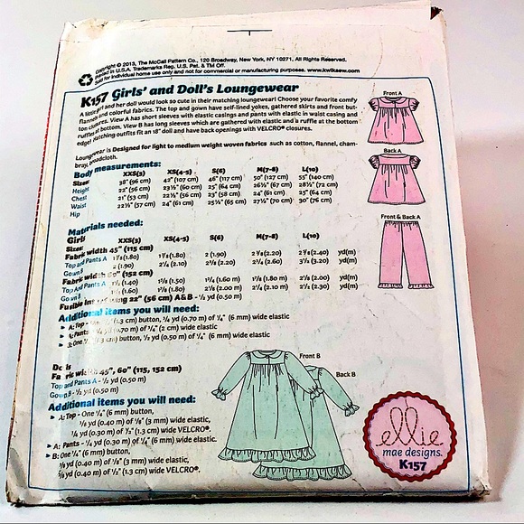 New Simplicity and McCall’s Sewing Patterns - Picture 5 of 8